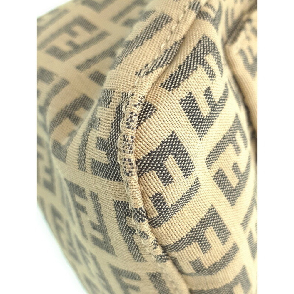 FENDI Zucchino Mamma Bucket Handbag - Picture 4 of 9